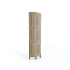 Three-Tier Corner Teak Bath Shelf