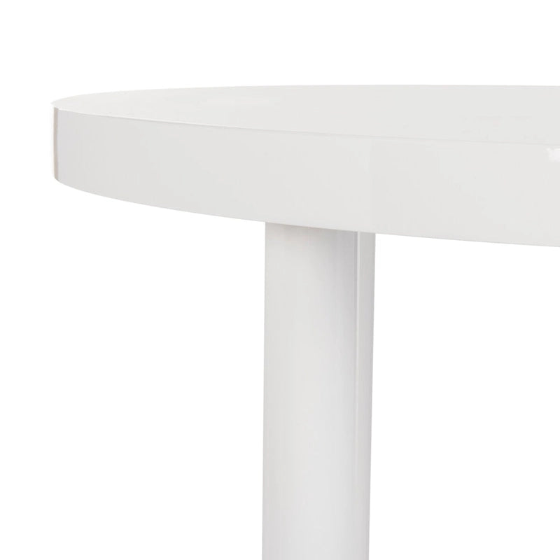 Weißer Esstisch – 39.4 x 39.4 x 30 – 39.4 x 39.4 x 30 – 39B x 39T x 30H