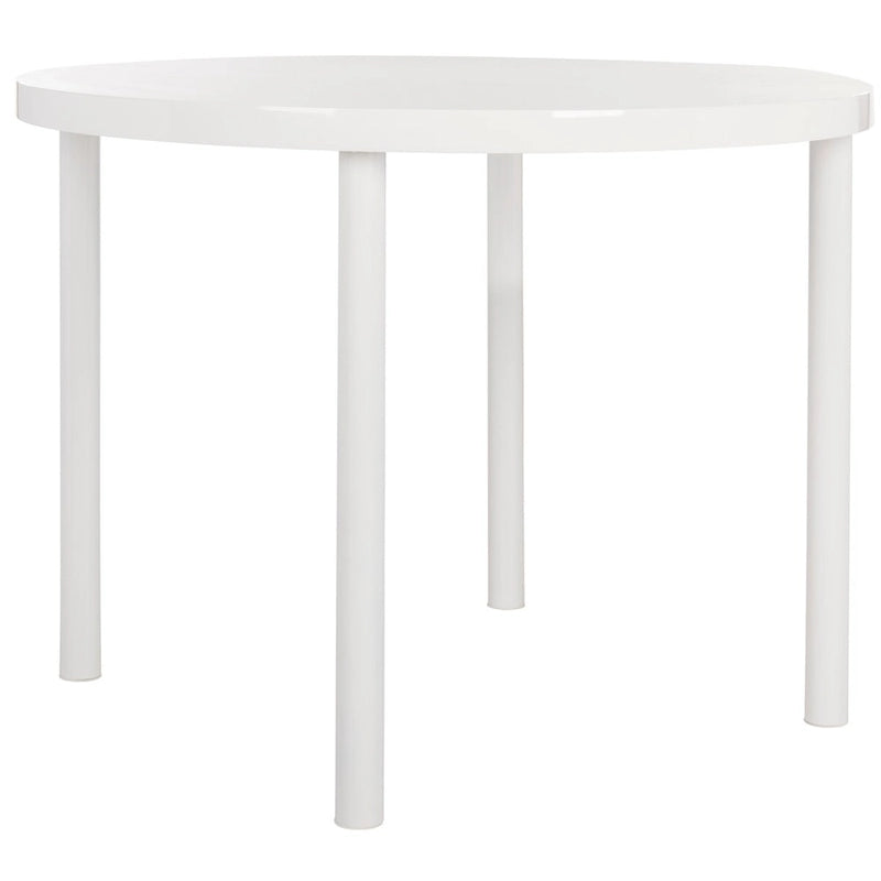 Weißer Esstisch – 39.4 x 39.4 x 30 – 39.4 x 39.4 x 30 – 39B x 39T x 30H